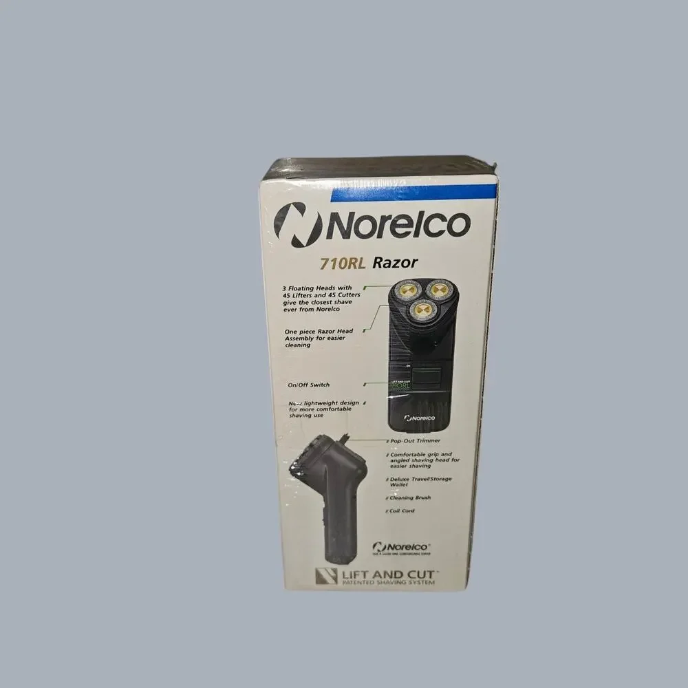 Norelco 710RL Razor Electric Shaver Men's Rotary Lift & Cut System New in Box